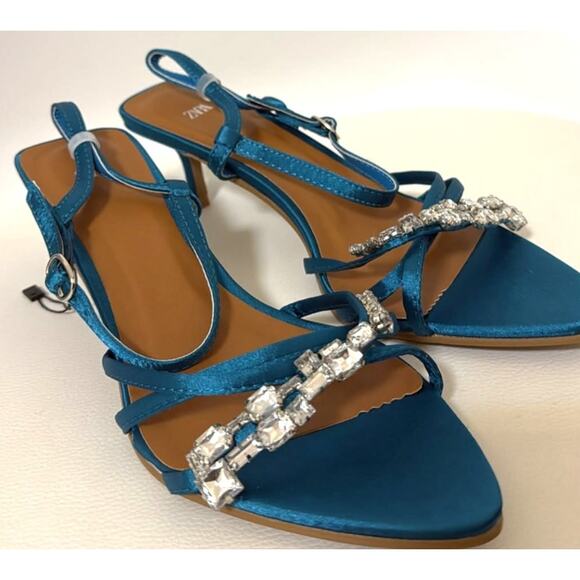 ZARA Strappy Heels NWT - Picture 11 of 16